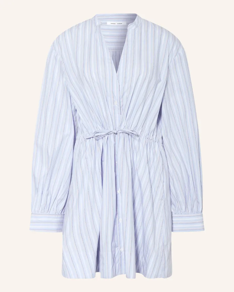 Samsøe & Samsøe Kleid Saamelie blau Hellblau