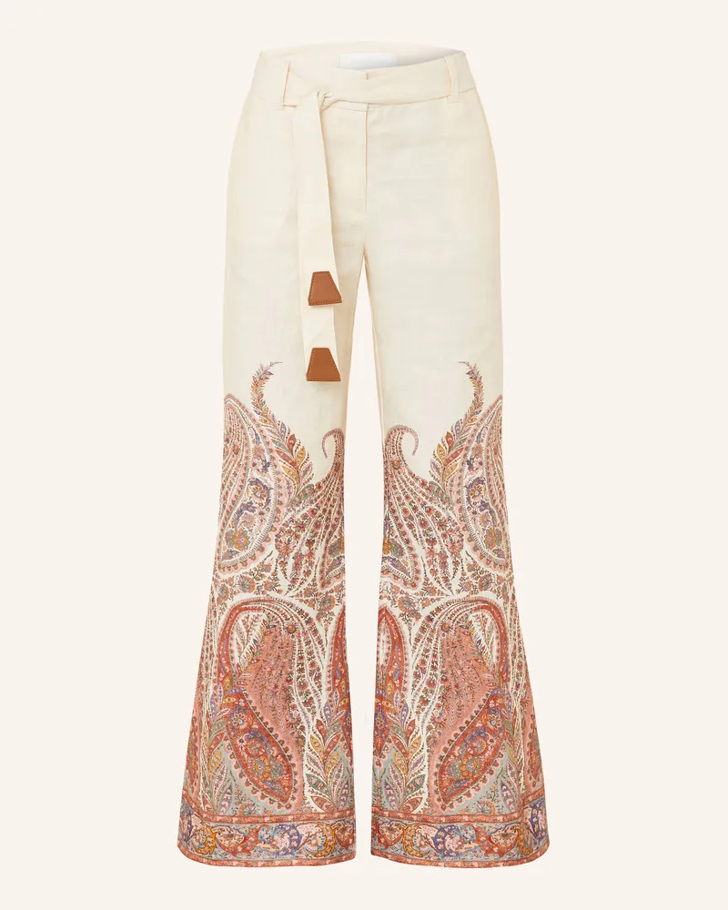 Zimmermann Leinenhose RHIANNON Ecru