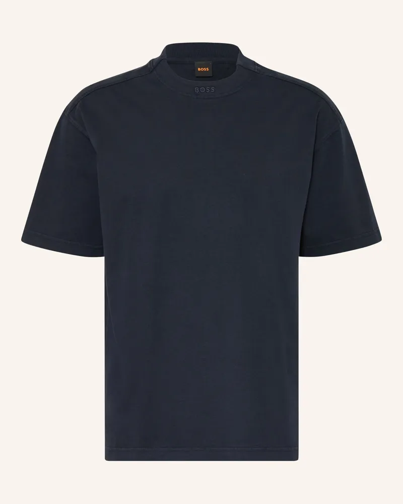 HUGO BOSS T-Shirt Dye blau Dunkelblau