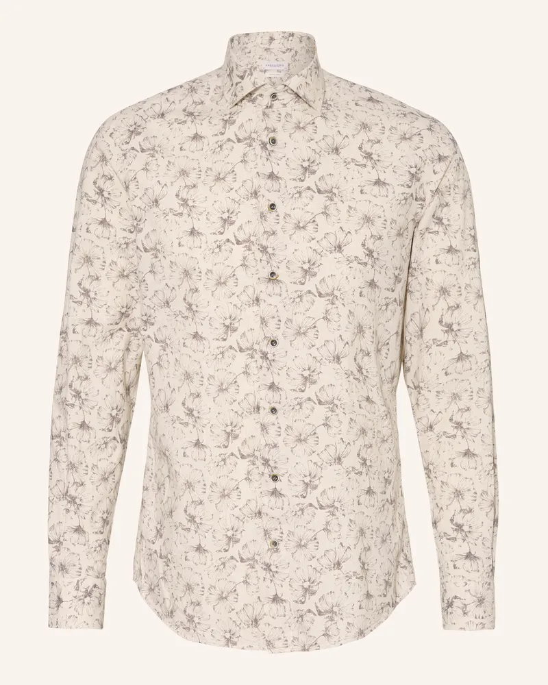 Profuomo Hemd Slim Fit Ecru