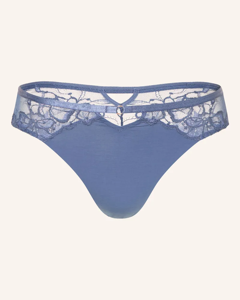 Triumph Slip Wild Gardenia Mit Cut-Outs blau Blau