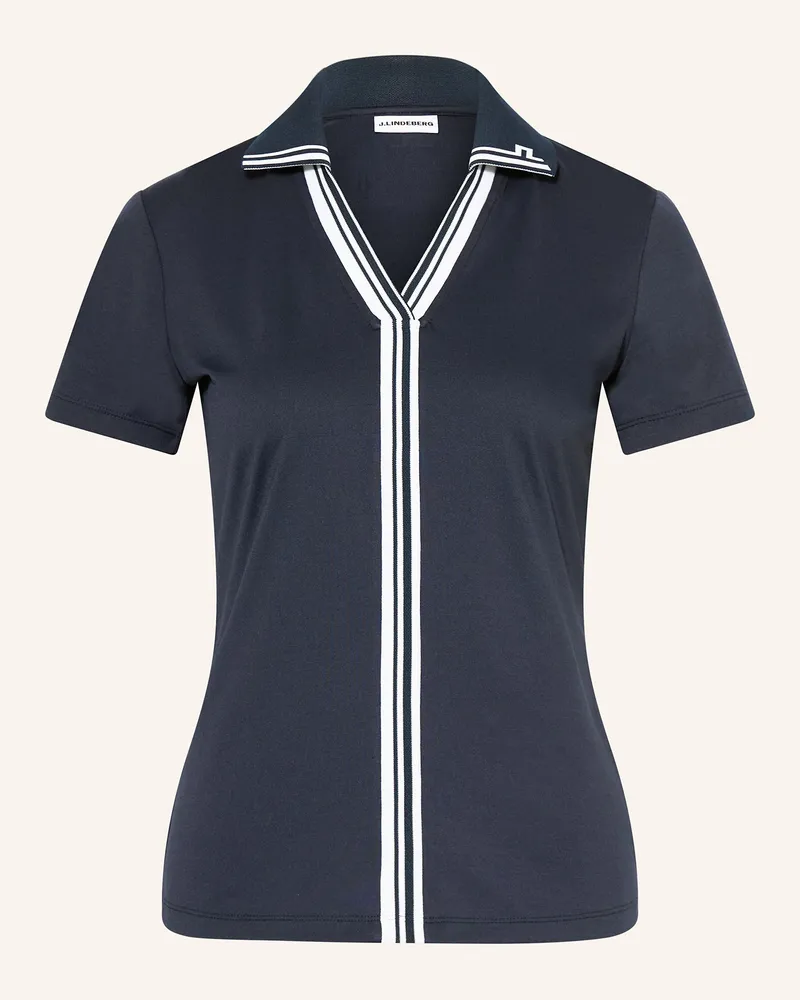 J.Lindeberg Funktions-Poloshirt Dunkelblau
