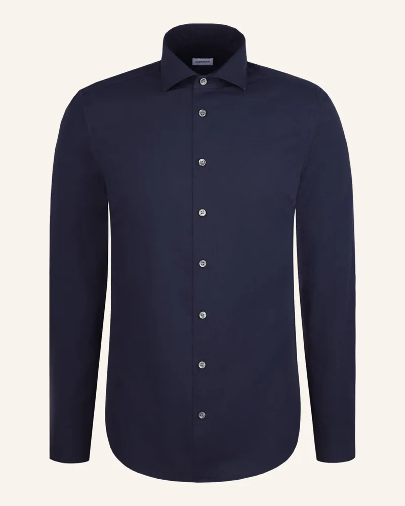 Seidensticker Casual Hemd Slim Fit blau Dunkelblau