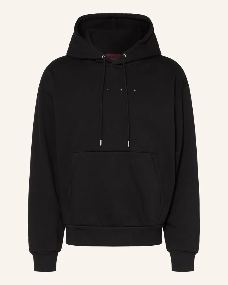 HUGO BOSS Hoodie Devrohood schwarz Schwarz