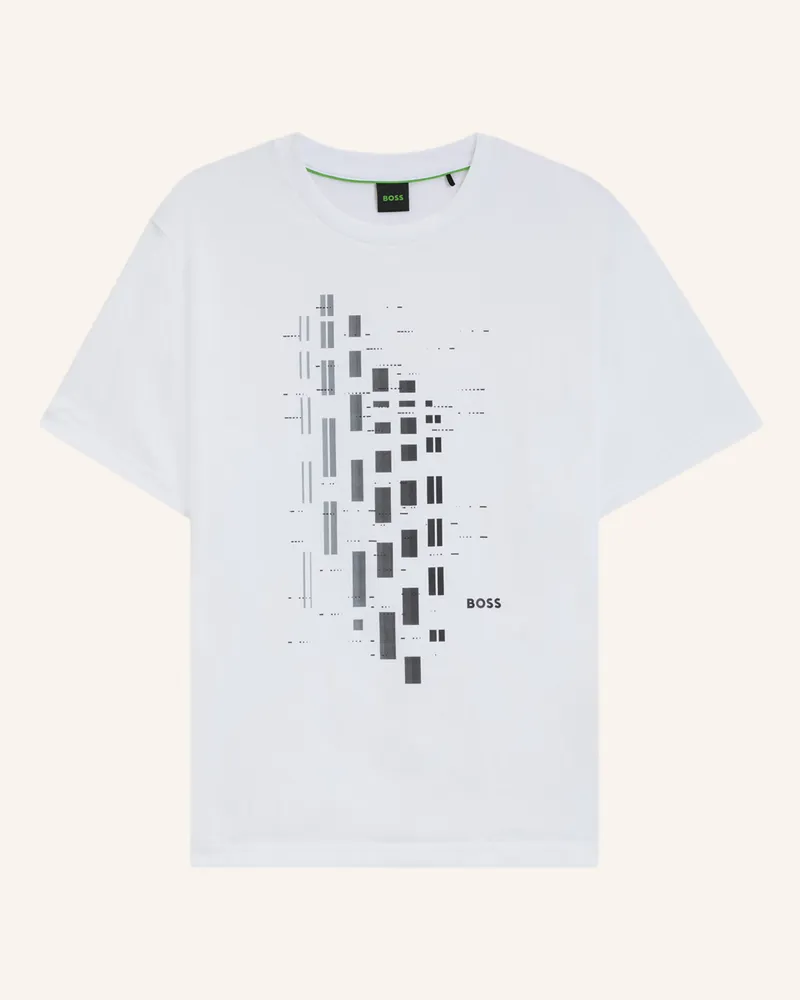 HUGO BOSS T-Shirt TEE GRX ZONE Regular Fit Weiss