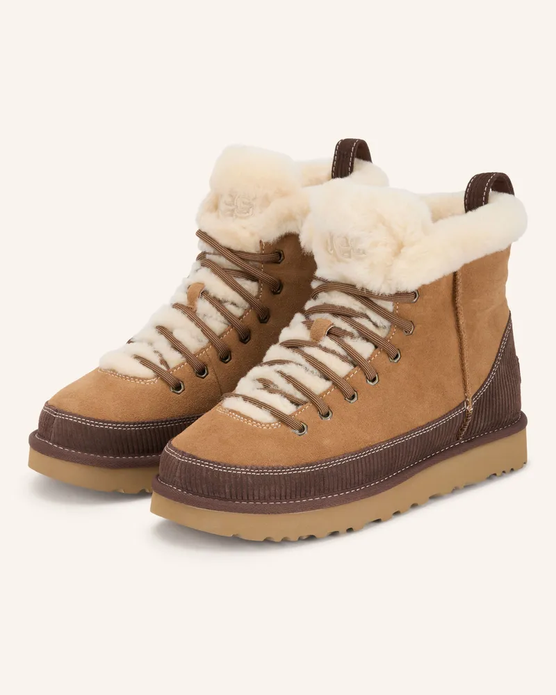 UGG Boots Classic Heritage Lace-Up braun Camel