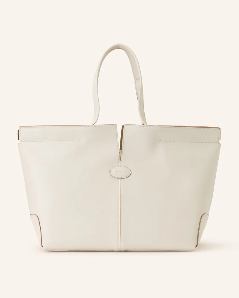 TOD'S Shopper Medio Small weiss Ecru