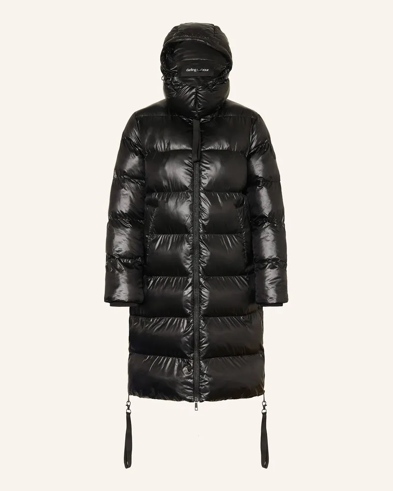 Darling Harbour Steppmantel schwarz Black