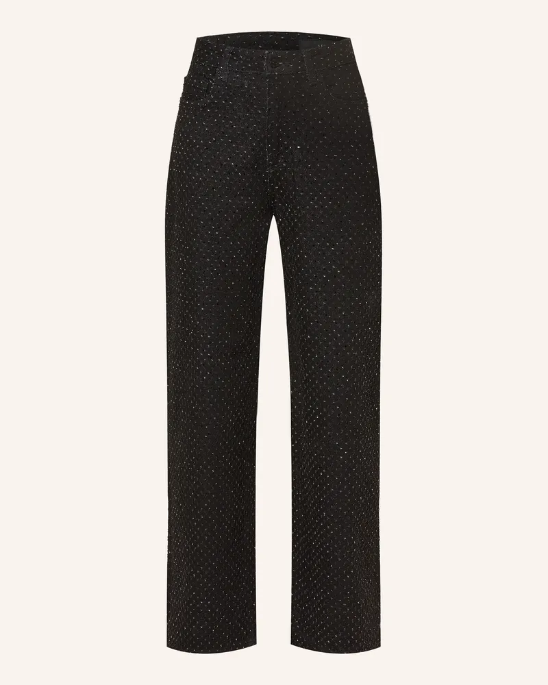 Armani Exchange Barrel Jeans mit Schmucksteinen Mc329