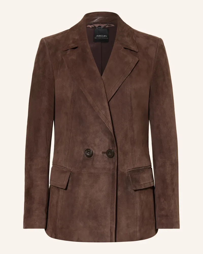 Marc Cain Lederblazer braun 697
