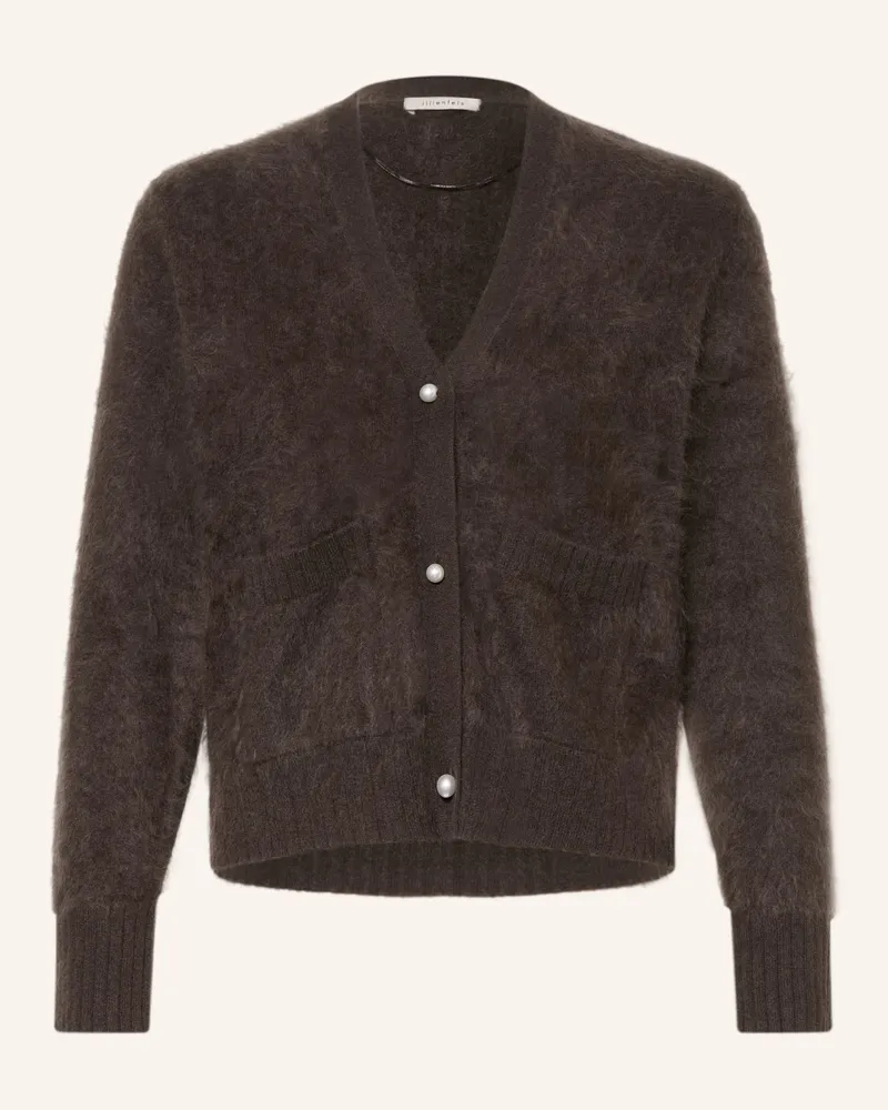 lilienfels Strickjacke Aus Cashmere braun Dunkelbraun