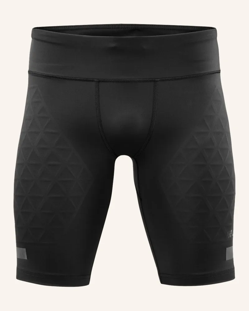 CEP Laufshorts The Run Mit Kompression schwarz Schwarz