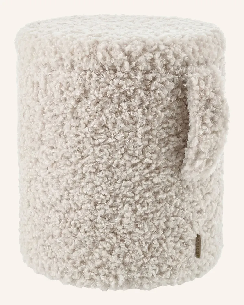 Blomus Pouf Teddy beige Creme