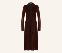 Wickelkleid Phoenix Aus Mesh braun