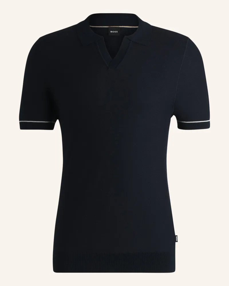 HUGO BOSS Pullover H-JIANLUCA Regular Fit Dunkelblau