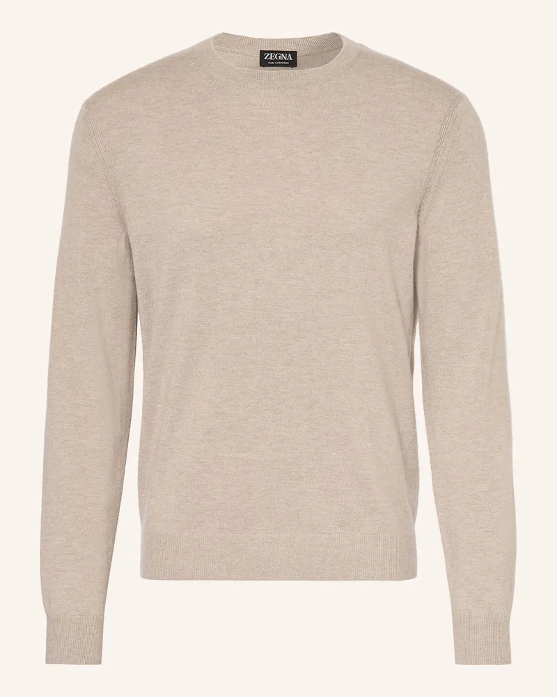 Ermenegildo Zegna Cashmere-Pullover beige Beige