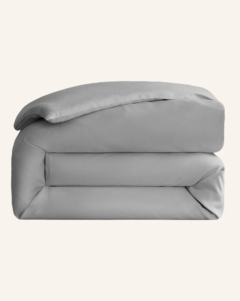 ROYFORT Bettbezug Baumwolle-Cashmere grau Hellgrau