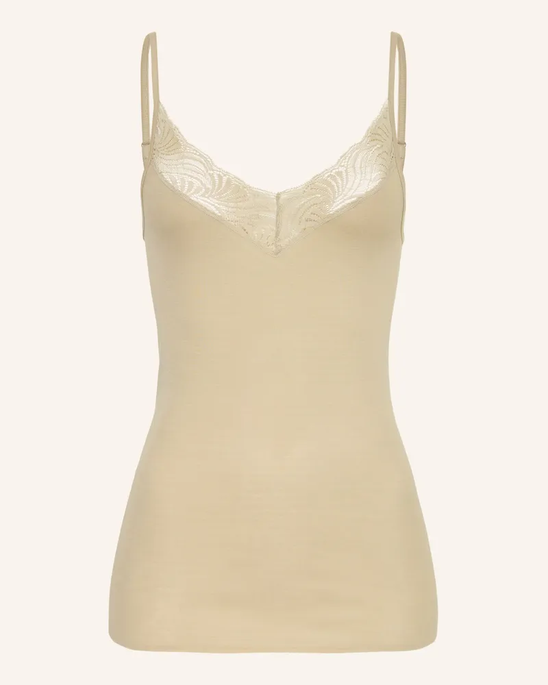 Hanro Top Cotton Delight gruen Oliv