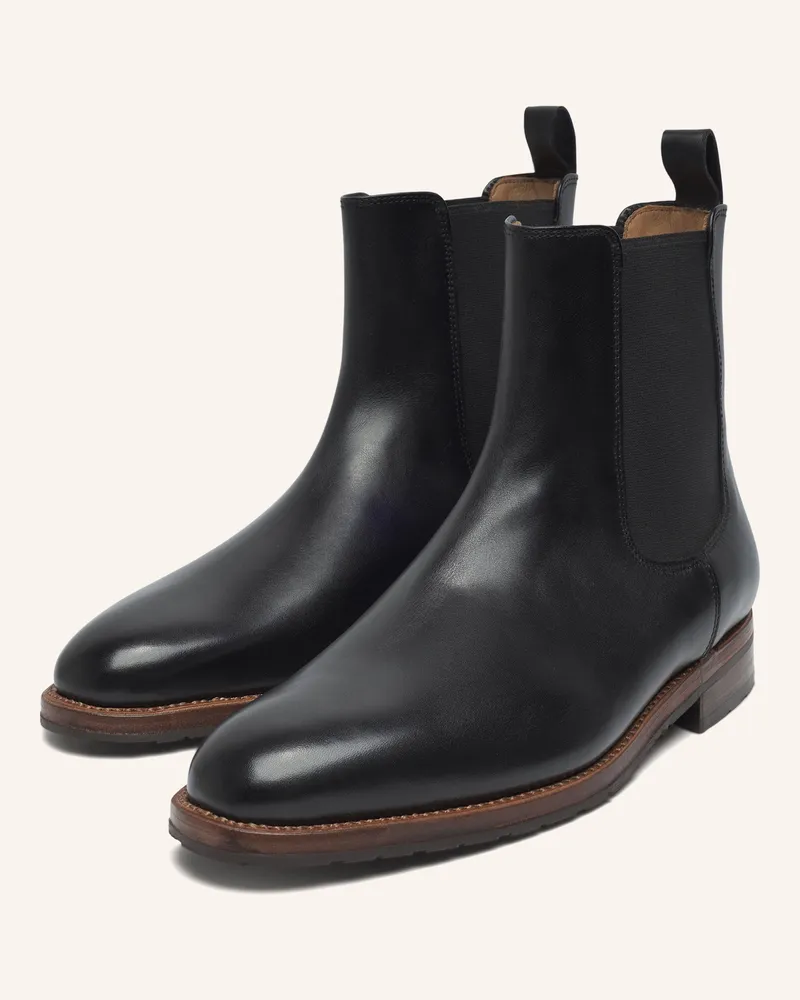 Heinrich Dinkelacker Chelsea-Boots Luzern Plain Bc schwarz Schwarz