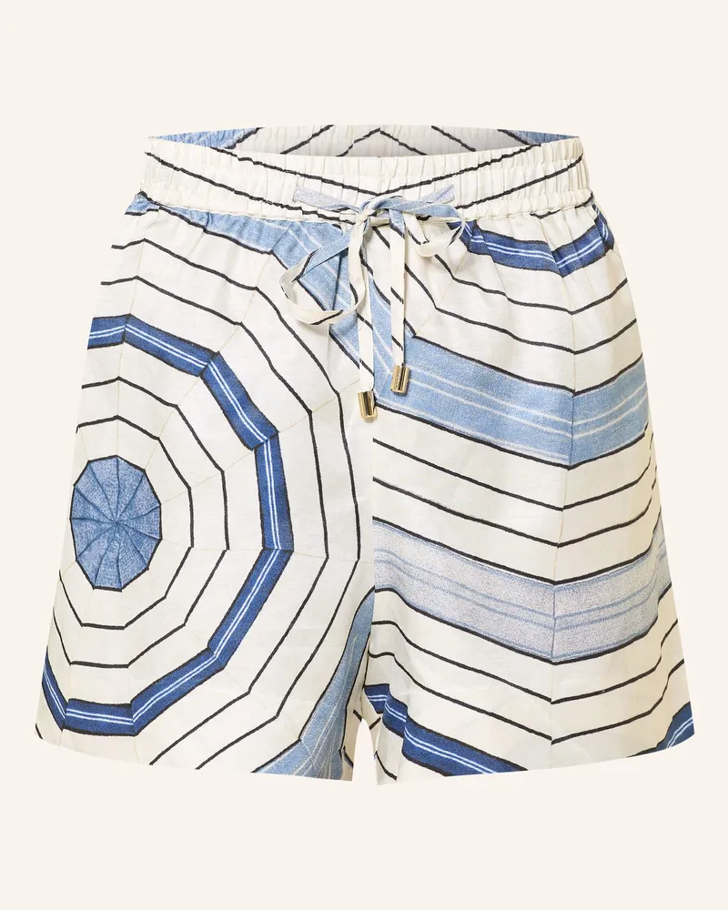 Sandro Shorts mit Leinen Weiss