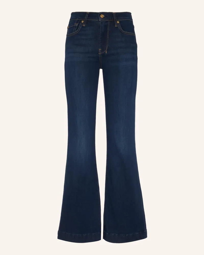 7 for all mankind Jeans DOJO TAILORLESS Flare Fit Blau