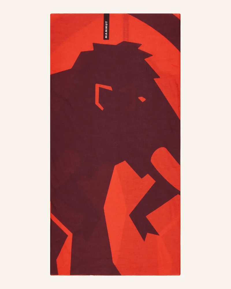 Mammut Multifunktionstuch rot Dunkelrot
