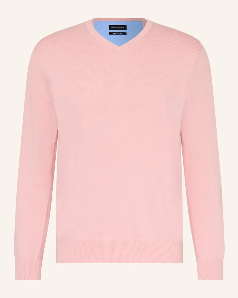 Strokesman's Strokesman Pullover rosa Hellrosa