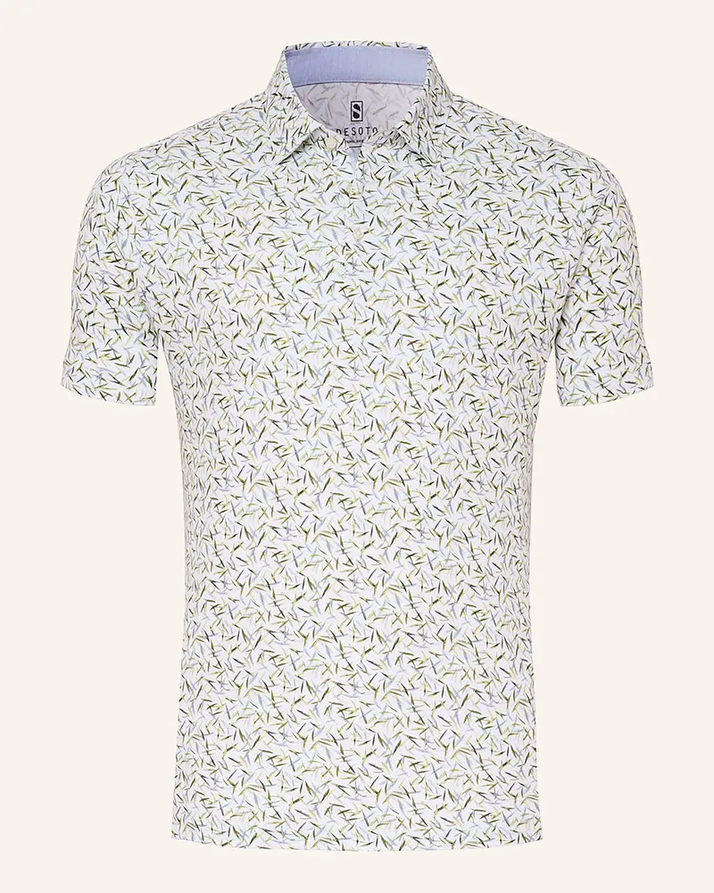 DESOTO Jersey-Poloshirt Weiss
