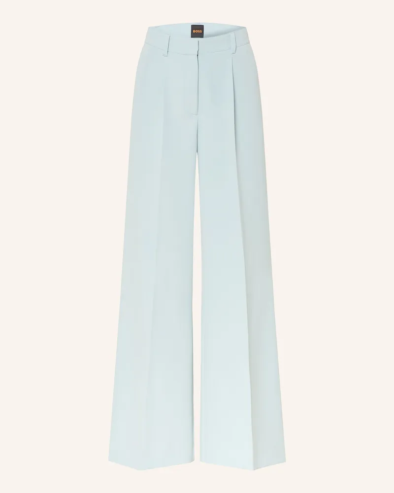 HUGO BOSS Marlenehose Tiwi blau Hellblau