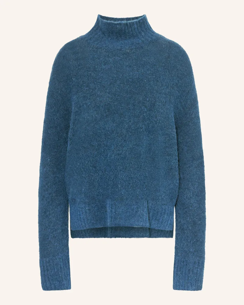 Mos Mosh Pullover Mmerim Thora Mit Alpaka blau Dunkelblau