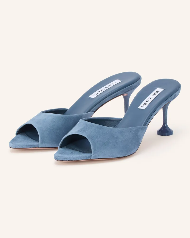 Aquazzura Mules Bisous blau Blau