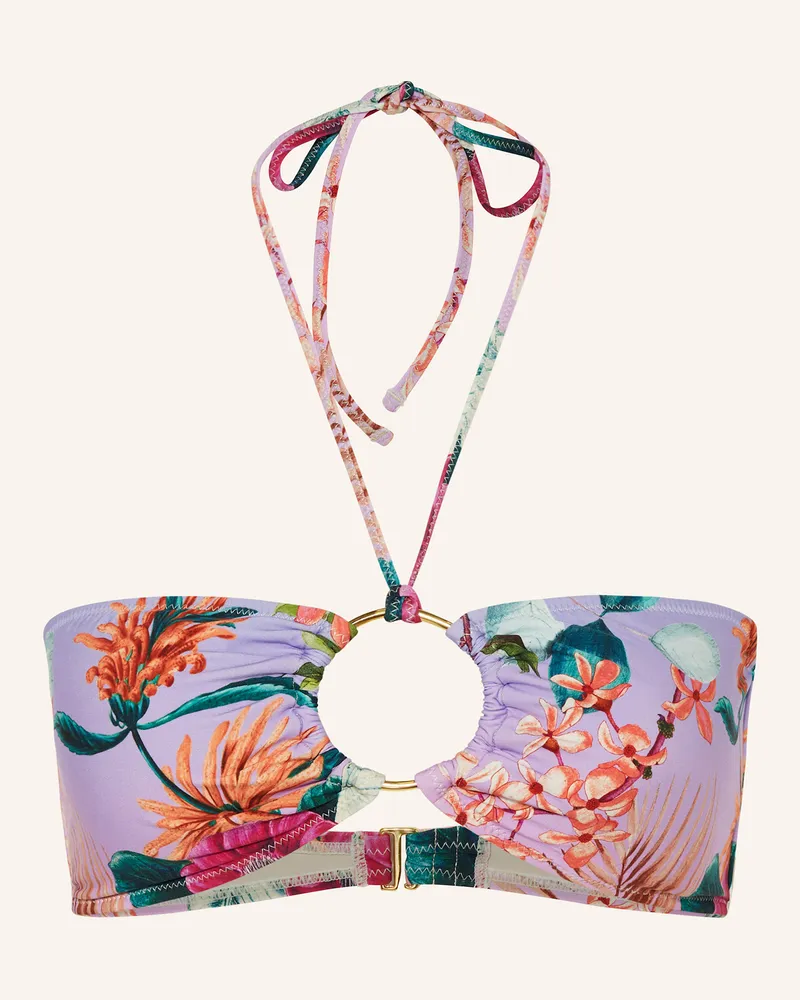 PilyQ Bandeau-Bikini-Top ROSIE Helllila
