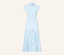 Kleid Mit Spitze blau