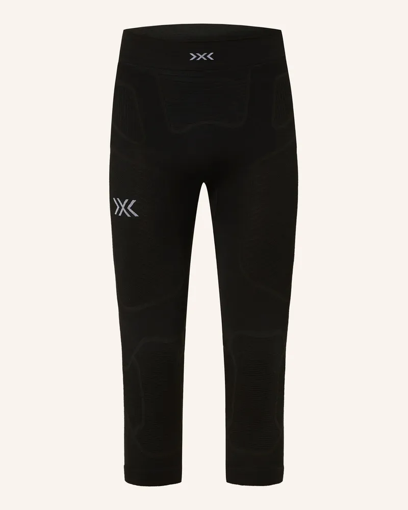 X-Bionic Funktionswäsche-Hose SYMBIO MERINO mit verkürzter Beinlänge Schwarz