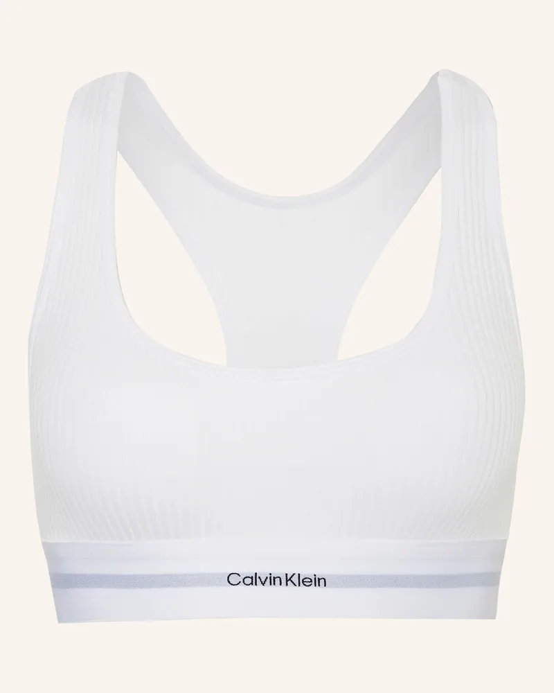 Calvin Klein Bustier COTTON MODAL STRETCH RIB Weiss