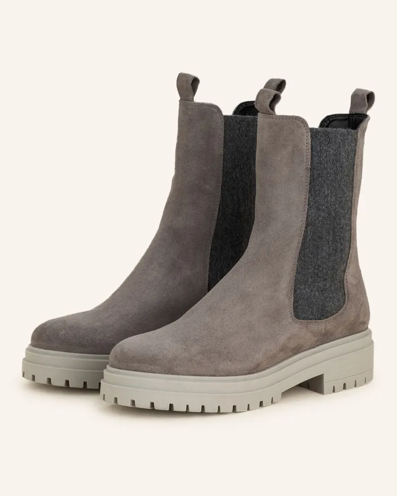 Darling Harbour Chelsea-Boots Grau