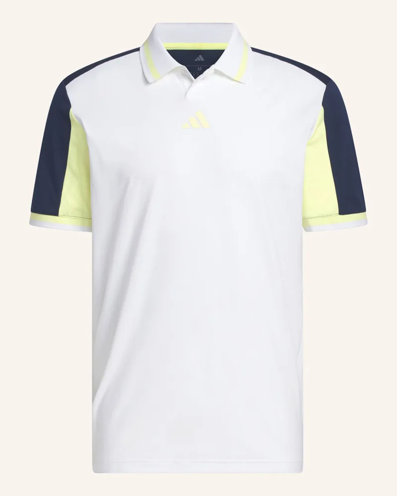 adidas Beyond The Course Vent Twistknit Poloshirt weiss Weiss