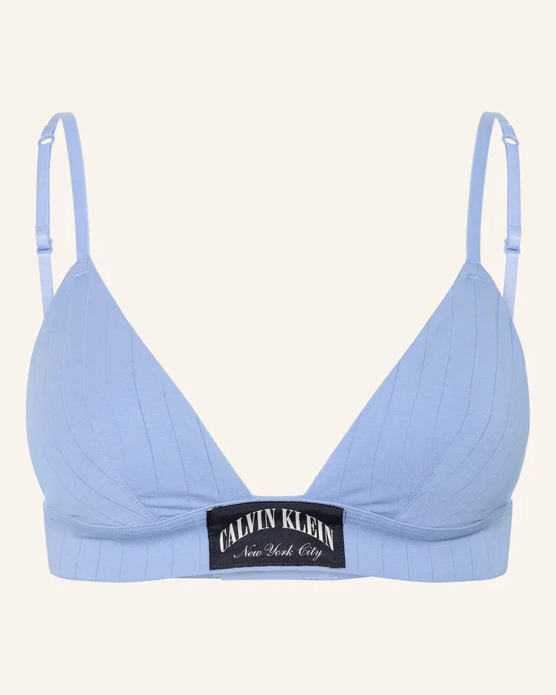 Calvin Klein Triangel-Bh Heritage Classic Cotton Stretch blau Blau