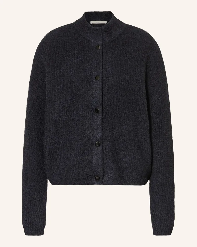 Gestuz Strickjacke Alphagz blau Dunkelblau