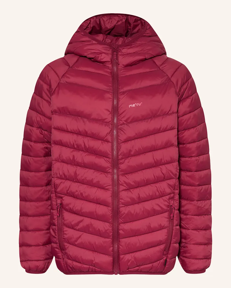 me°ru' Steppjacke VILLARICA Dunkelrot