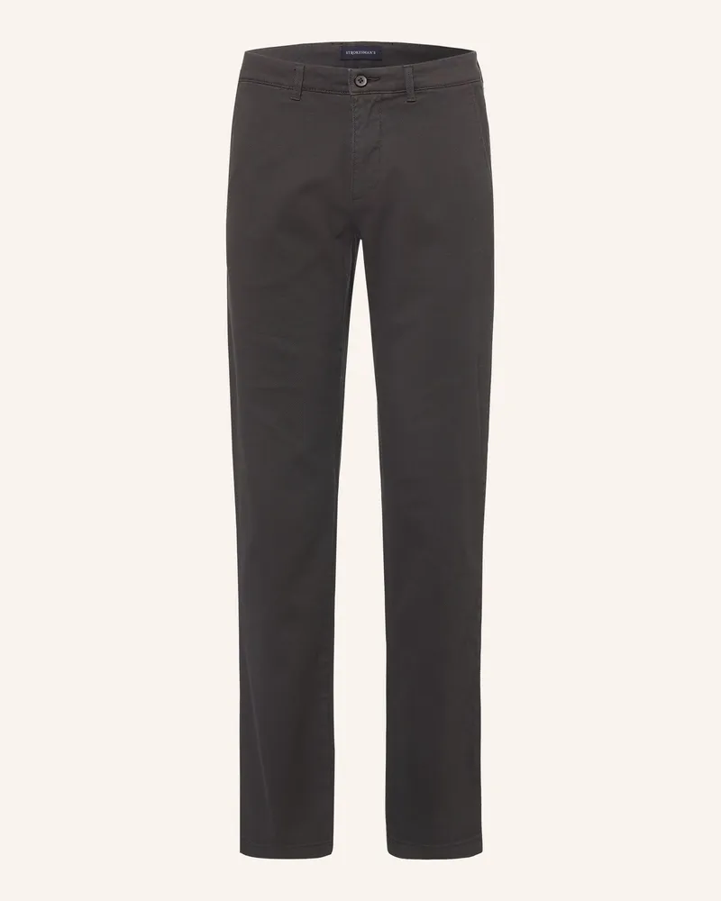 Strokesman's Chino Slim Fit grau Dunkelgrau