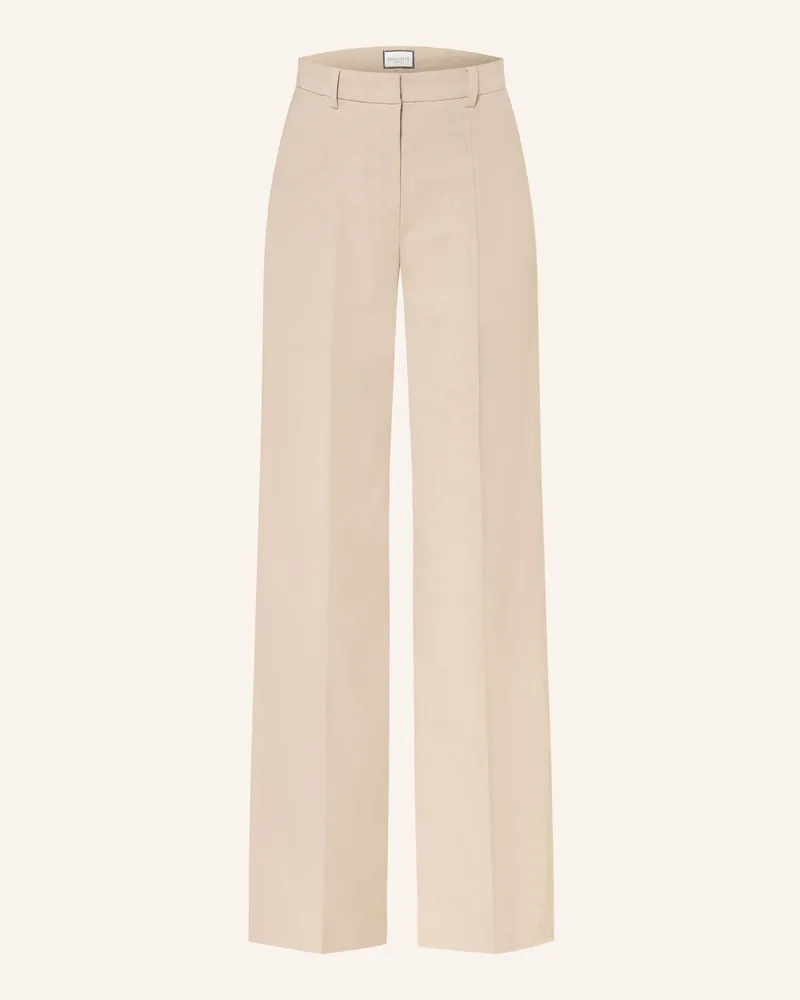 SEDUCTIVE  Marlenehose Chrissy Mit Leinen beige Hellbraun