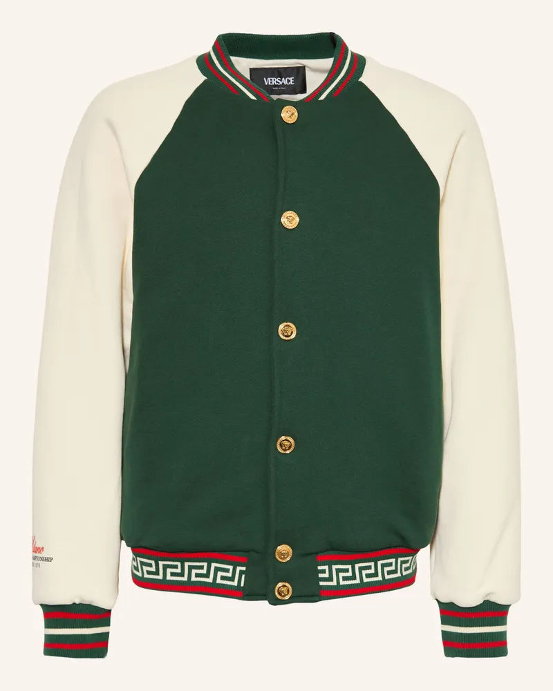 Versace College-Jacke Grün