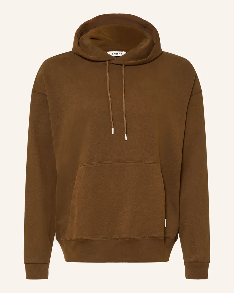 Sandro Oversized-Hoodie braun Dunkelbraun