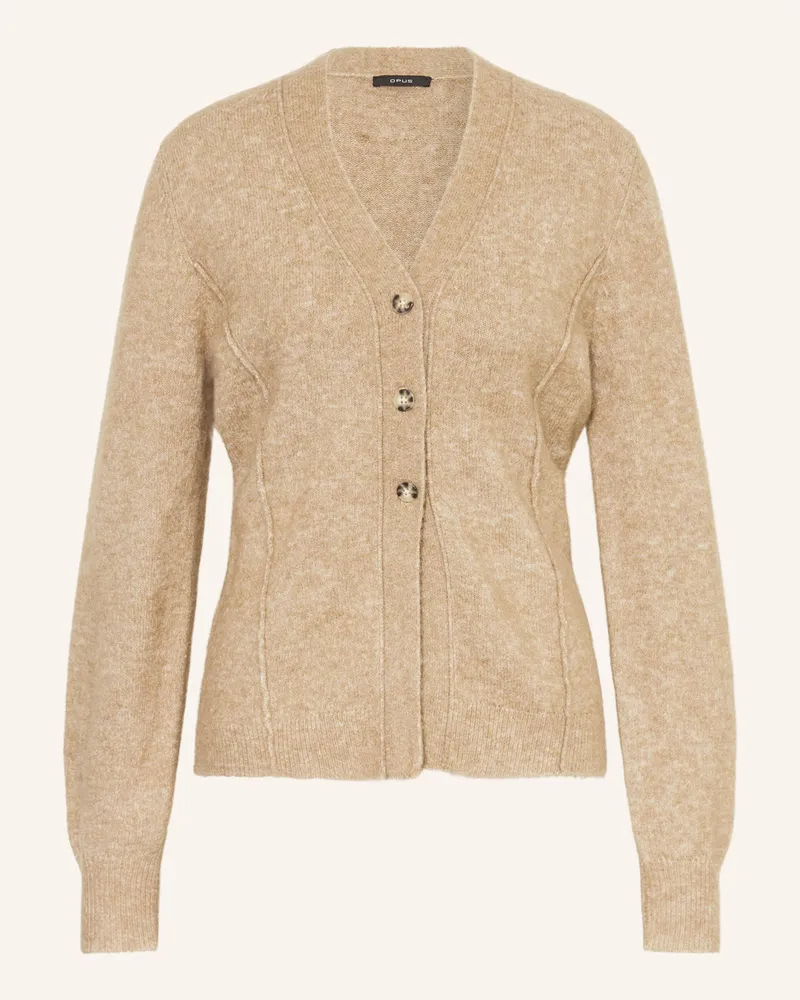 OPUS Strickjacke Dariel beige Camel
