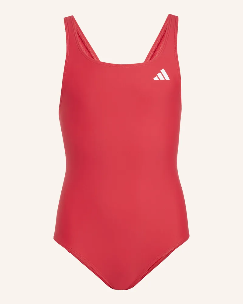 adidas Badeanzug V-Back Swimsuit Mit Cut-Out rot Rot
