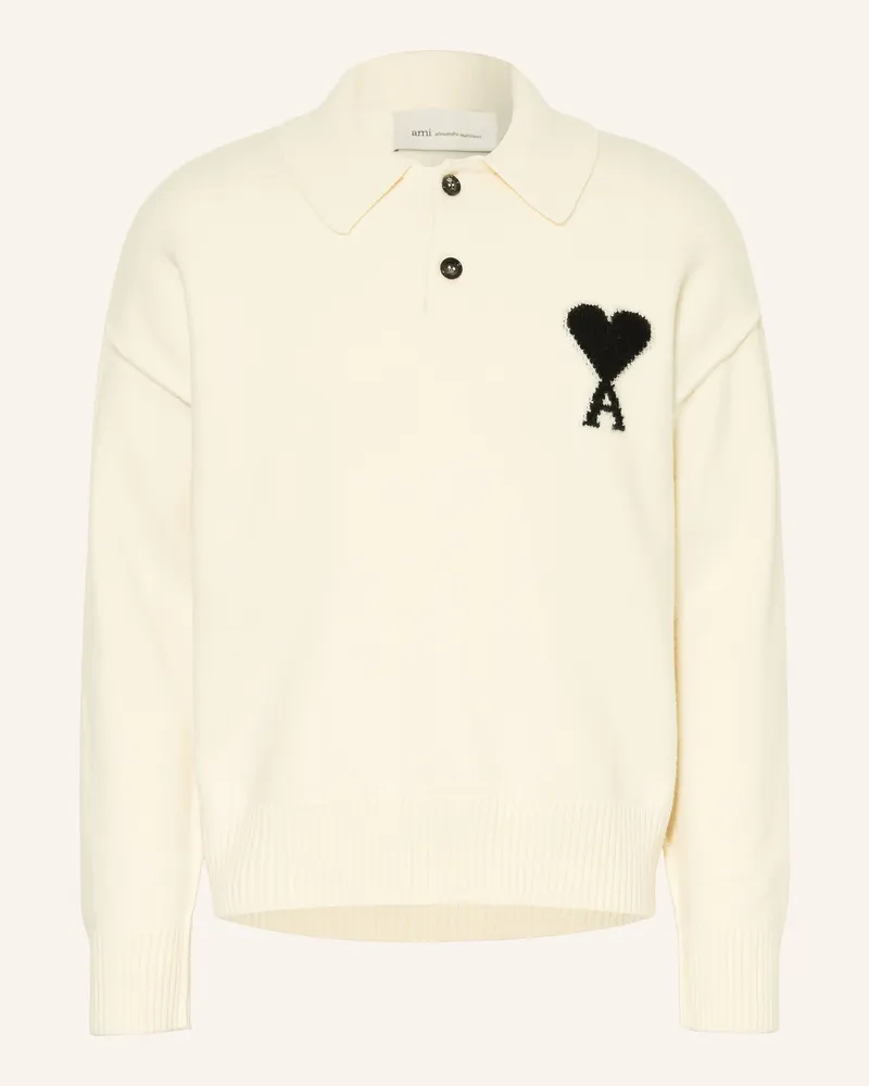 AMI Paris Pullover weiss Ecru