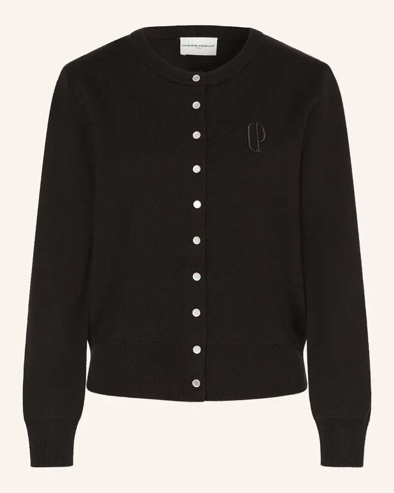 Claudie Pierlot Strickjacke Schwarz