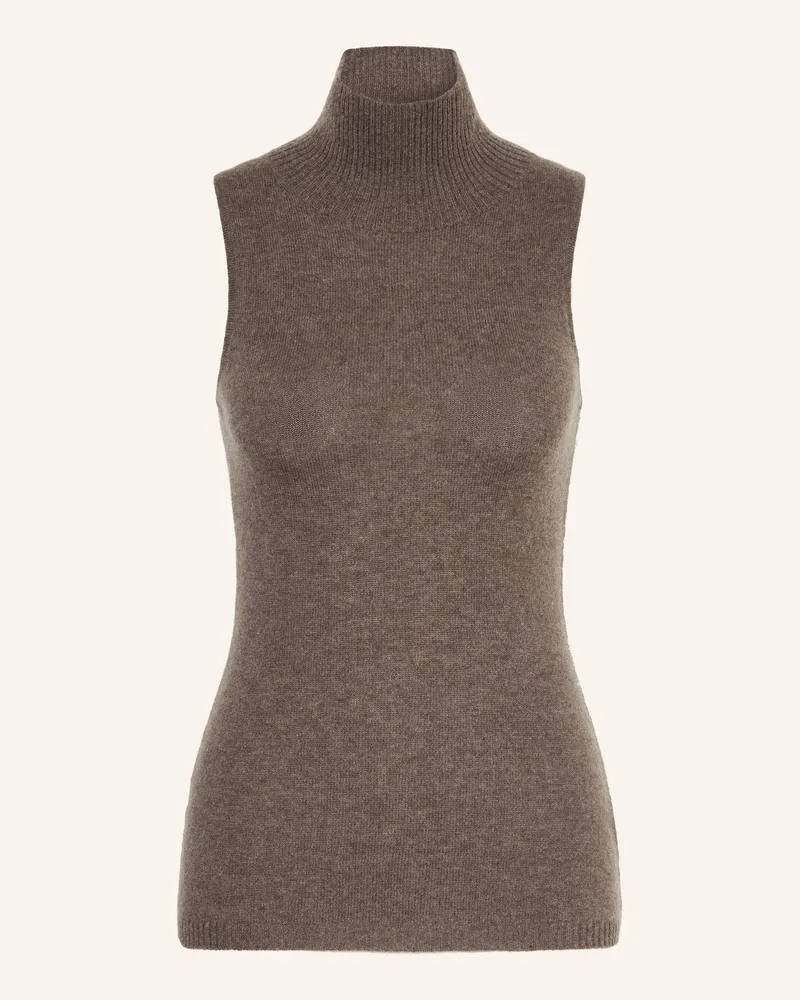 FTC Cashmere Stricktop aus Cashmere Braun