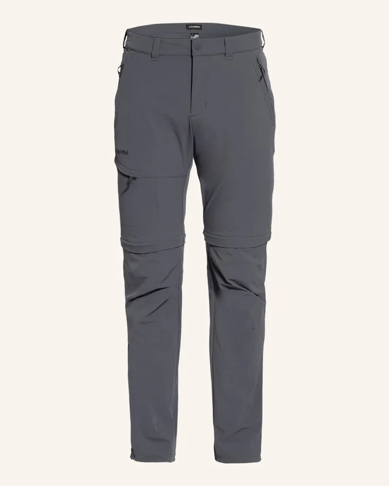 Schöffel Zipp-Off-Hose koper1 grau Dunkelgrau